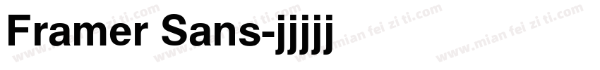 Framer Sans字体转换